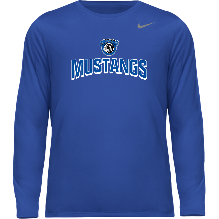 Will Rogers Mustangs <span class="pdp-name-mascot">Will Rogers Middle School Mustangs</span> Nike Men's Team Legend Long Sleeve Tee