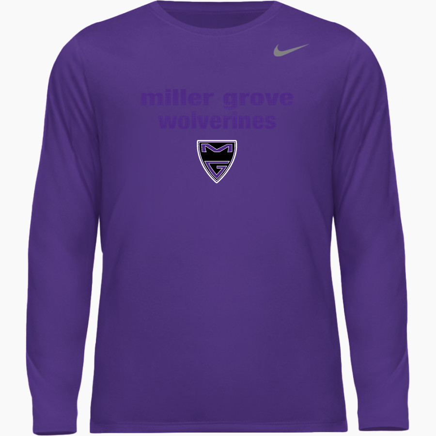 MILLER GROVE HIGH SCHOOL WOLVERINES <span class="pdp-name-mascot">MILLER GROVE WOLVERINES</span> Nike Men's Team Legend Long Sleeve Tee