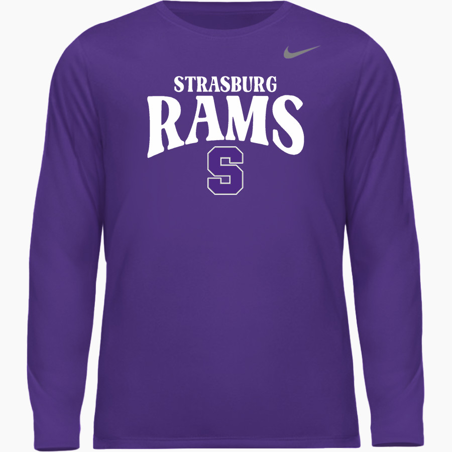 STRASBURG HIGH SCHOOL RAMS Nike Men's Team Legend Long Sleeve Tee