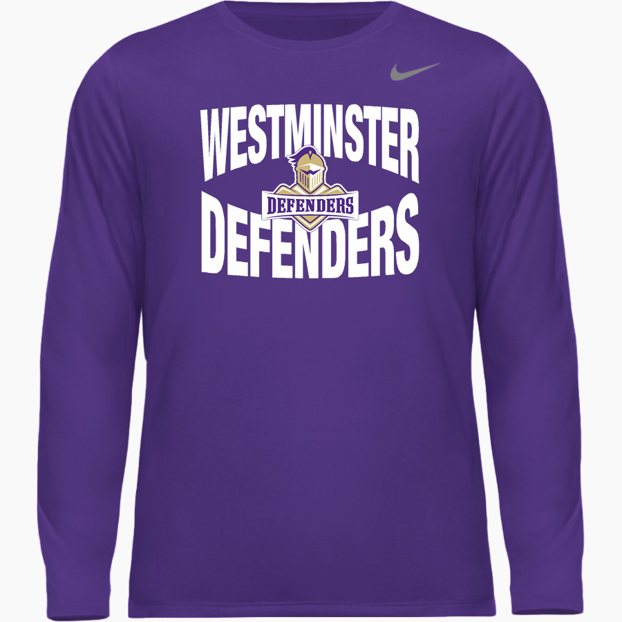 Westminster Defenders <span class="pdp-name-mascot">Westminster Defenders</span> Nike Men's Team Legend Long Sleeve Tee