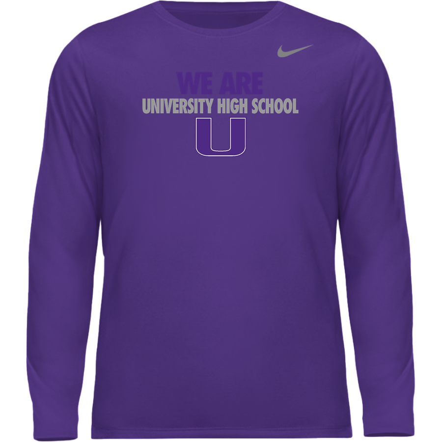 UNIVERSITY HIGH SCHOOL TROJANS <span class="pdp-name-mascot">UNIVERSITY TROJANS</span> Nike Men's Team Legend Long Sleeve Tee
