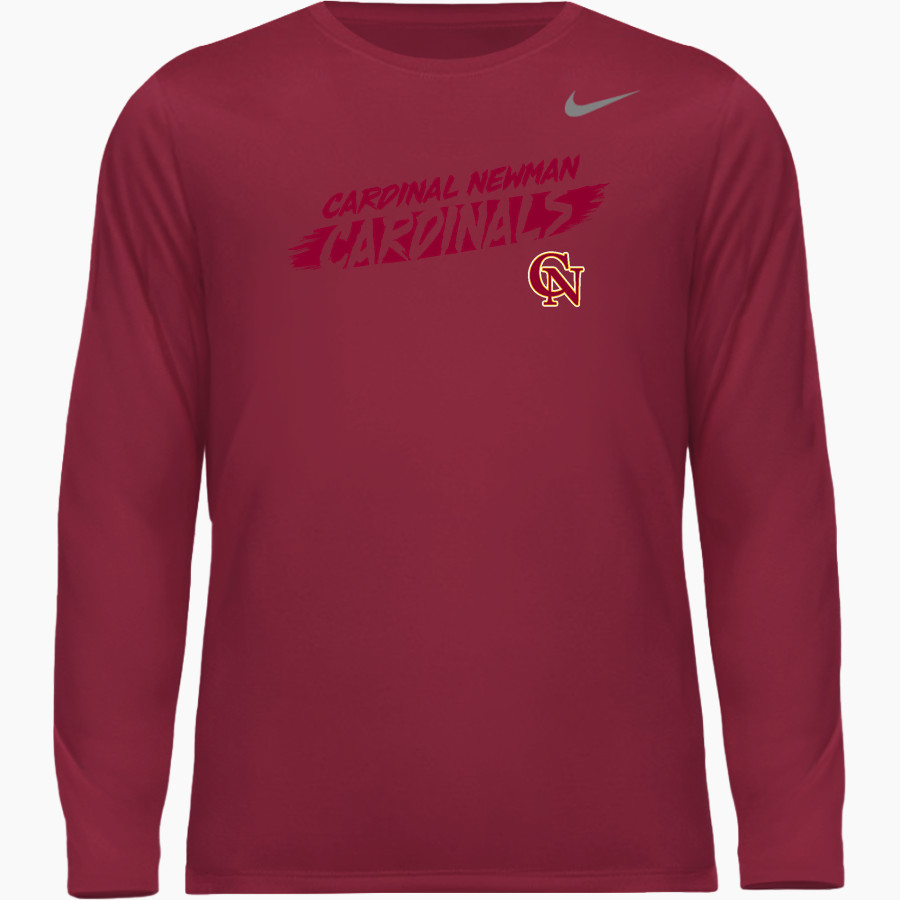 CARDINAL NEWMAN HIGH SCHOOL CARDINALS <span class="pdp-name-mascot">CARDINAL NEWMAN CARDINALS</span> Nike Men's Team Legend Long Sleeve Tee