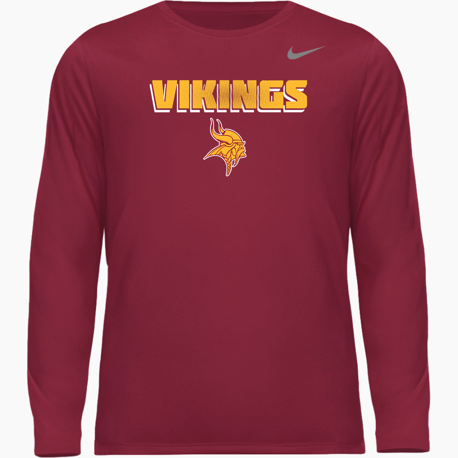 VOORHEES VIKINGS official sideline store Nike Men's Team Legend Long Sleeve Tee