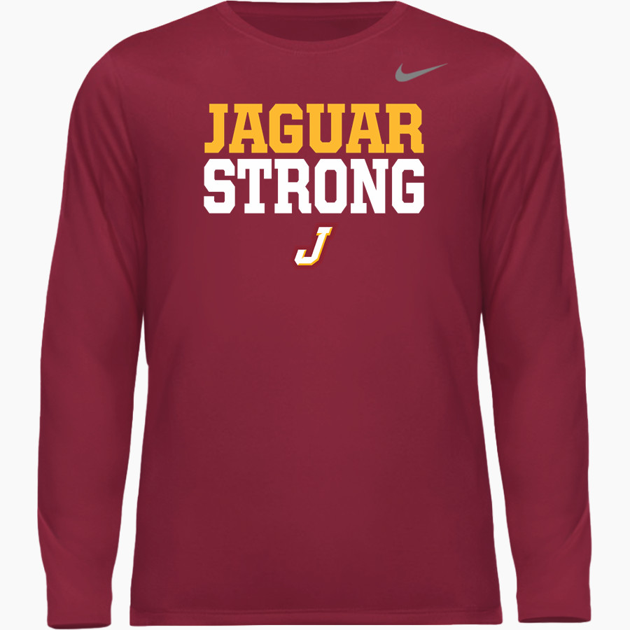 Jordan Jaguars The Official Store <span class="pdp-name-mascot">Jordan Jaguars</span> Nike Men's Team Legend Long Sleeve Tee