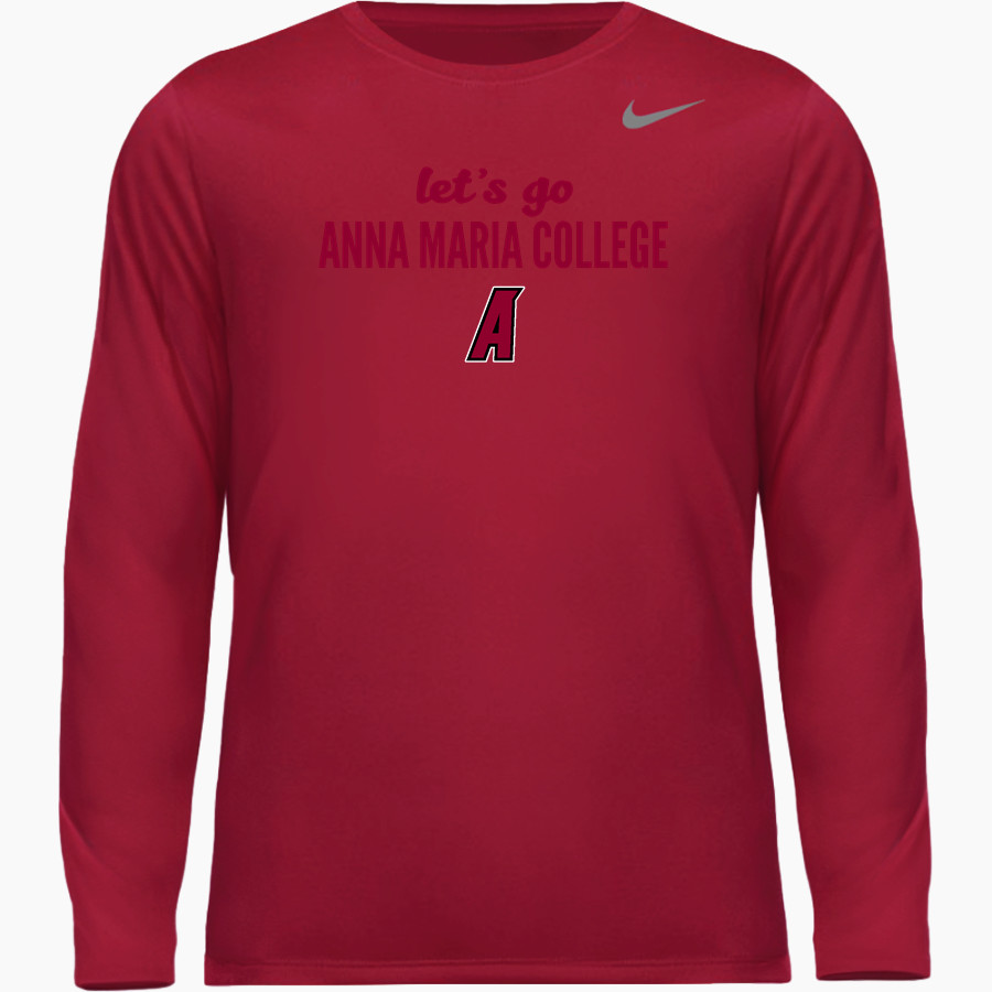 Anna Maria College Amcats <span class="pdp-name-mascot">Anna Maria College Amcats</span> Nike Men's Team Legend Long Sleeve Tee