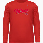 Montgomery Vikings Nike Men's Team Legend Long Sleeve Tee Front Thumbnail
