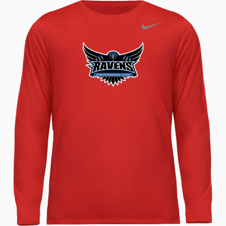 Irvington Community Schools Online Store <span class="pdp-name-mascot">Irvington Community Schools Ravens</span> Nike Men's Team Legend Long Sleeve Tee