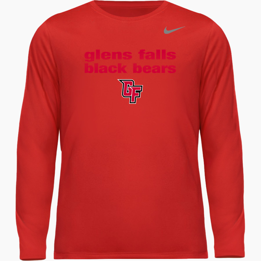 GLENS FALLS HIGH SCHOOL BLACK BEARS <span class="pdp-name-mascot">GLENS FALLS IBLACK BEARS</span> Nike Men's Team Legend Long Sleeve Tee