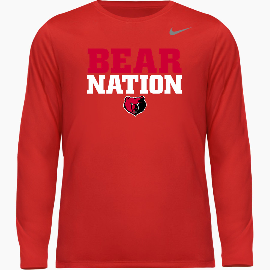 ARVIN HIGH SCHOOL BEARS Nike Men's Team Legend Long Sleeve Tee