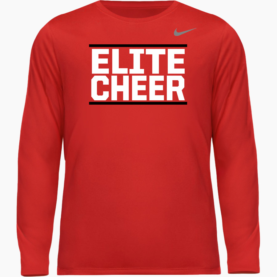 Elite Cheer Online Store <span class="pdp-name-mascot">Elite Cheer</span> Nike Men's Team Legend Long Sleeve Tee