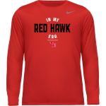 Simpson University Red Hawks <span class="pdp-name-mascot">Simpson Red Hawks</span> Nike Men's Team Legend Long Sleeve Tee Front Thumbnail