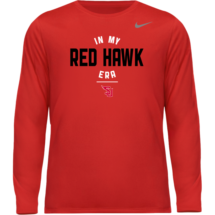 Simpson University Red Hawks <span class="pdp-name-mascot">Simpson Red Hawks</span> Nike Men's Team Legend Long Sleeve Tee