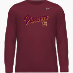 SIMI VALLEY HIGH SCHOOL PIONEERS Nike Men's Team Legend Long Sleeve Tee Front Thumbnail