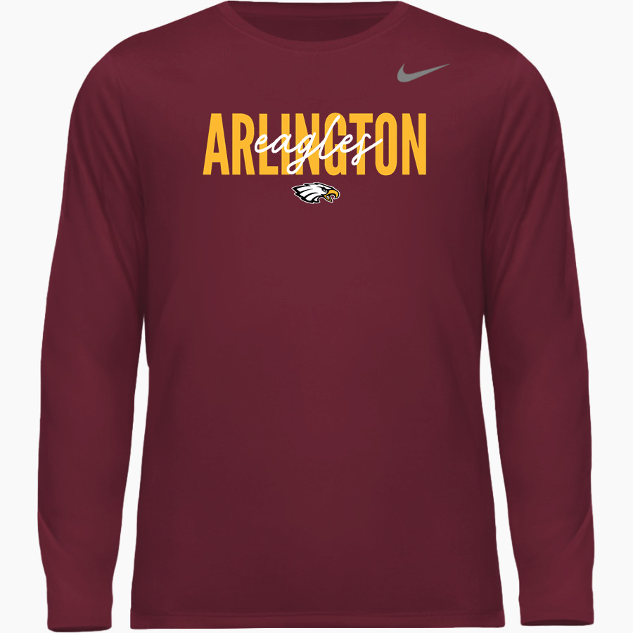 ARLINGTON HIGH SCHOOL EAGLES Nike Men's Team Legend Long Sleeve Tee