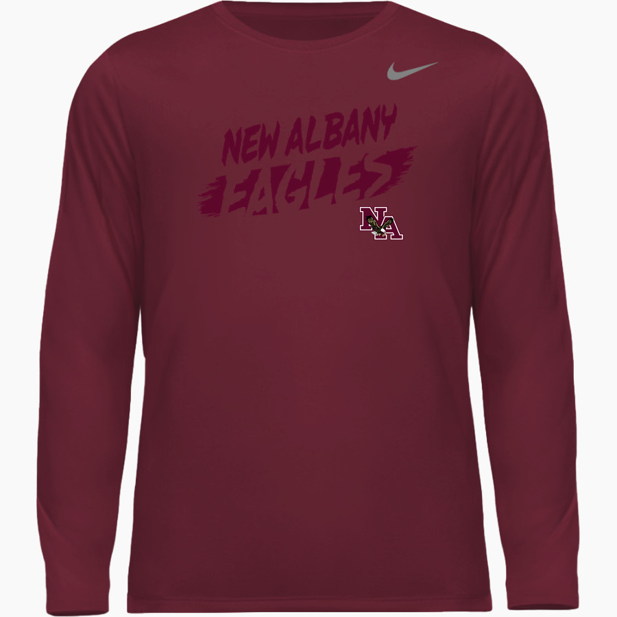 NEW ALBANY HIGH SCHOOL EAGLES Nike Men's Team Legend Long Sleeve Tee
