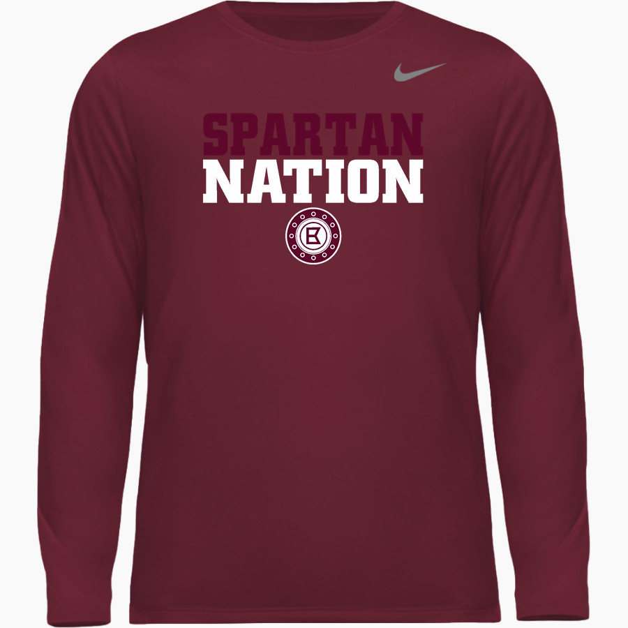 BERTHOUD HIGH SCHOOL SPARTANS <span class="pdp-name-mascot">BERTHOUD SPARTANS</span> Nike Men's Team Legend Long Sleeve Tee