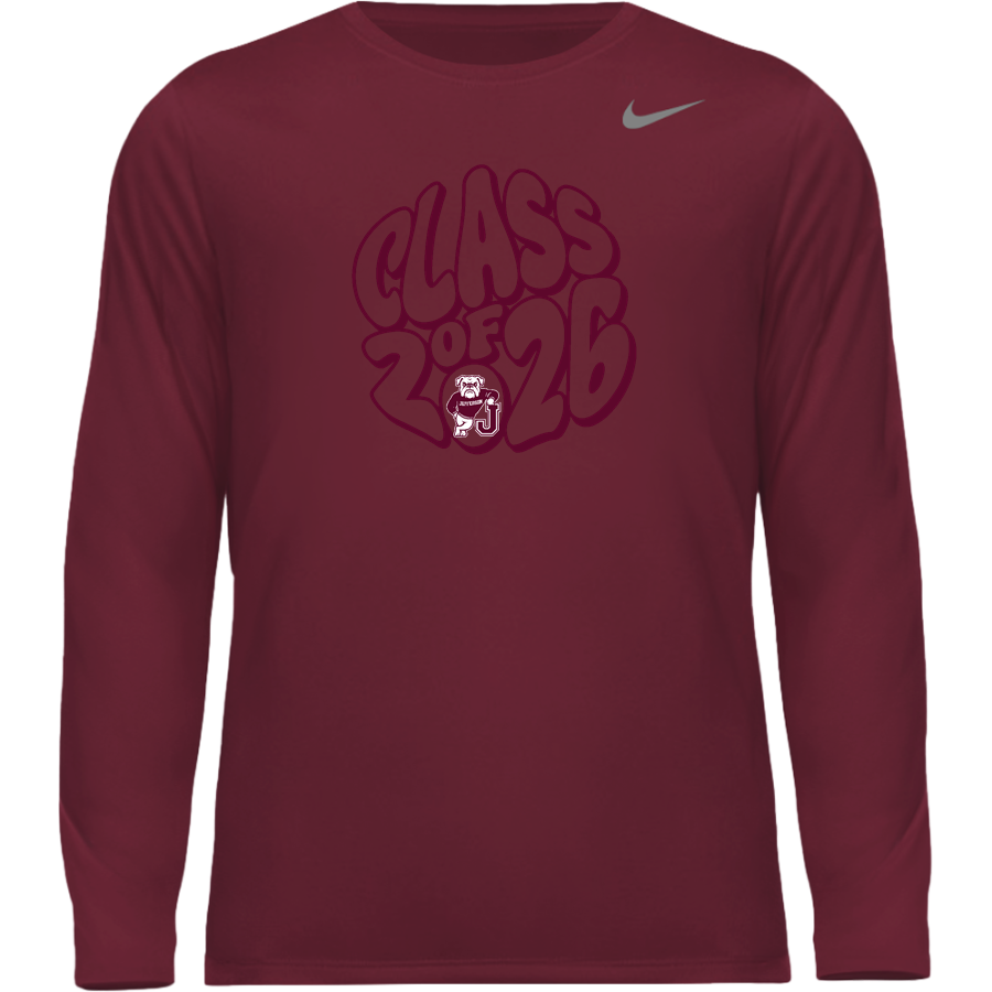 JEFFERSON HIGH SCHOOL BULLDOGS <span class="pdp-name-mascot">JEFFERSON BULLDOGS</span> Nike Men's Team Legend Long Sleeve Tee