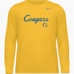 CULBRETH Cougars <span class="pdp-name-mascot">GREY CULBRETH MIDDLE SCHOOL Cougars</span> Nike Men's Team Legend Long Sleeve Tee Front Thumbnail