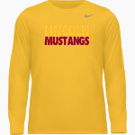 Lincoln Mustangs <span class="pdp-name-mascot">Lincoln Mustangs</span> Nike Men's Team Legend Long Sleeve Tee Front Thumbnail