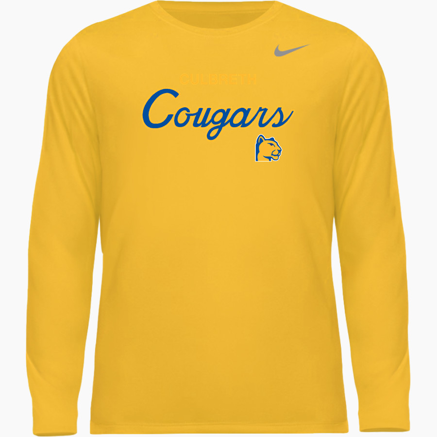 CULBRETH Cougars <span class="pdp-name-mascot">GREY CULBRETH MIDDLE SCHOOL Cougars</span> Nike Men's Team Legend Long Sleeve Tee