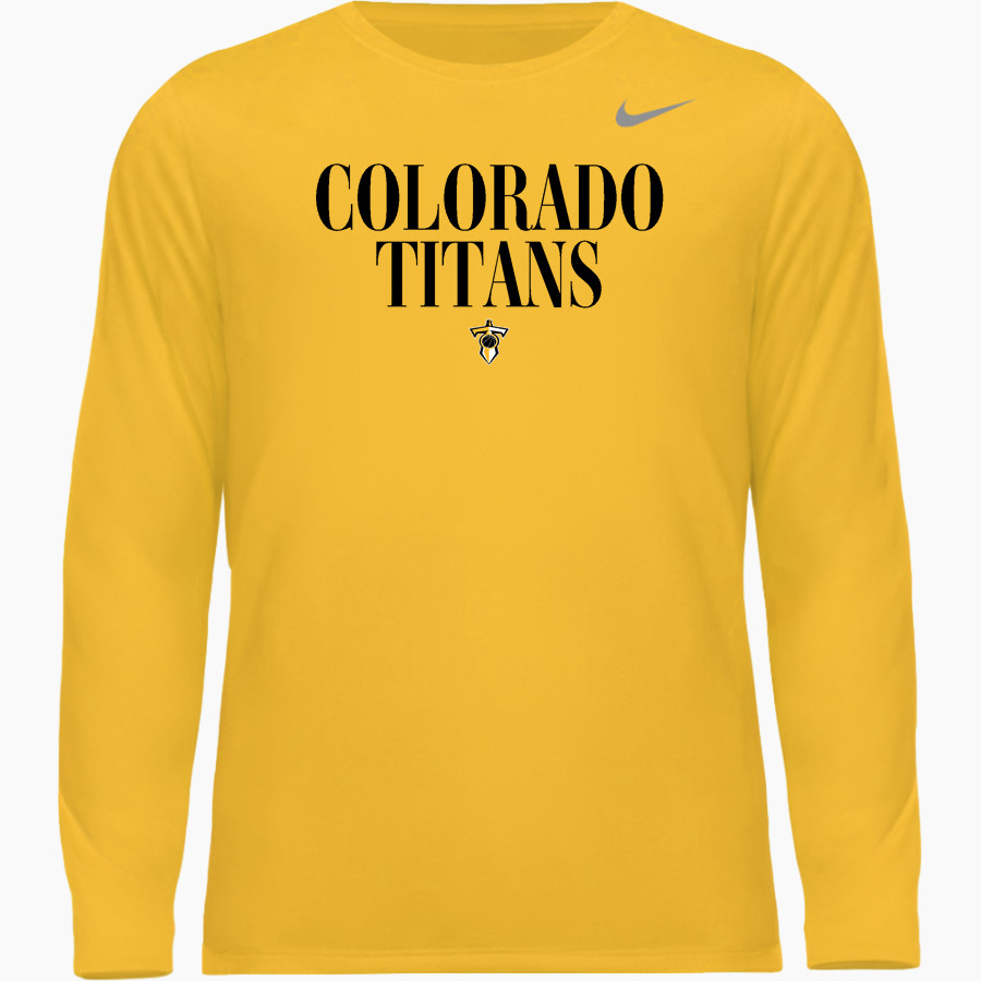 Colorado Titans The Official Online Store Nike Men's Team Legend Long Sleeve Tee