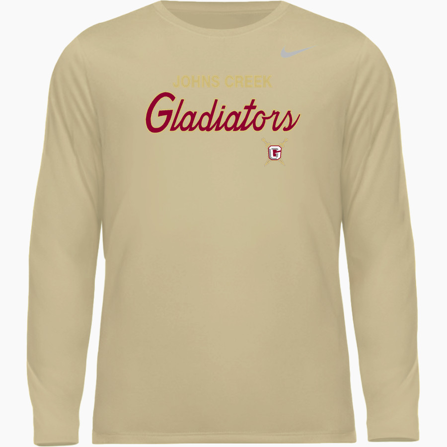 JOHNS CREEK HIGH SCHOOL GLADIATORS Nike Men's Team Legend Long Sleeve Tee