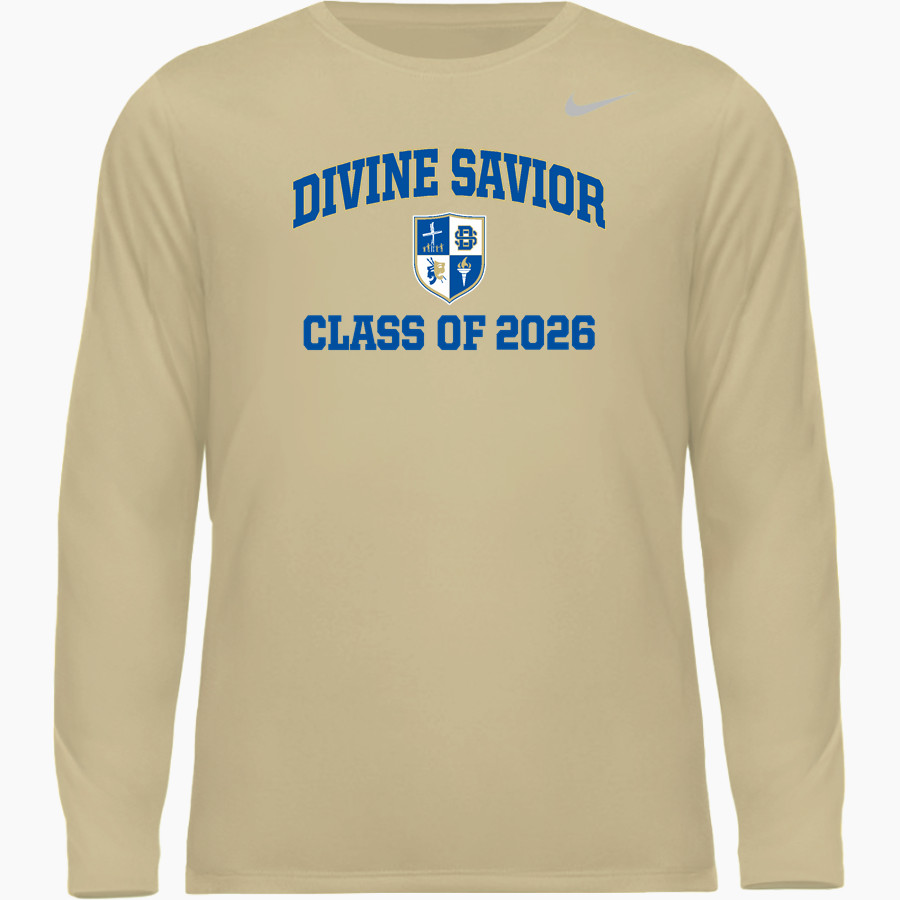 Divine Savior Academy Sharks Nike Men's Team Legend Long Sleeve Tee