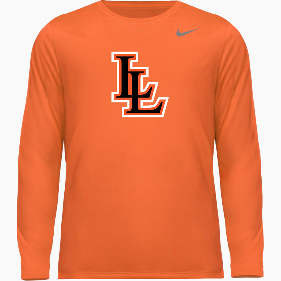 LINDSAY SCHOOL DISTRICT 9 LEOPARDS <span class="pdp-name-mascot">LINDSAY LEOPARDS</span> Nike Men's Team Legend Long Sleeve Tee