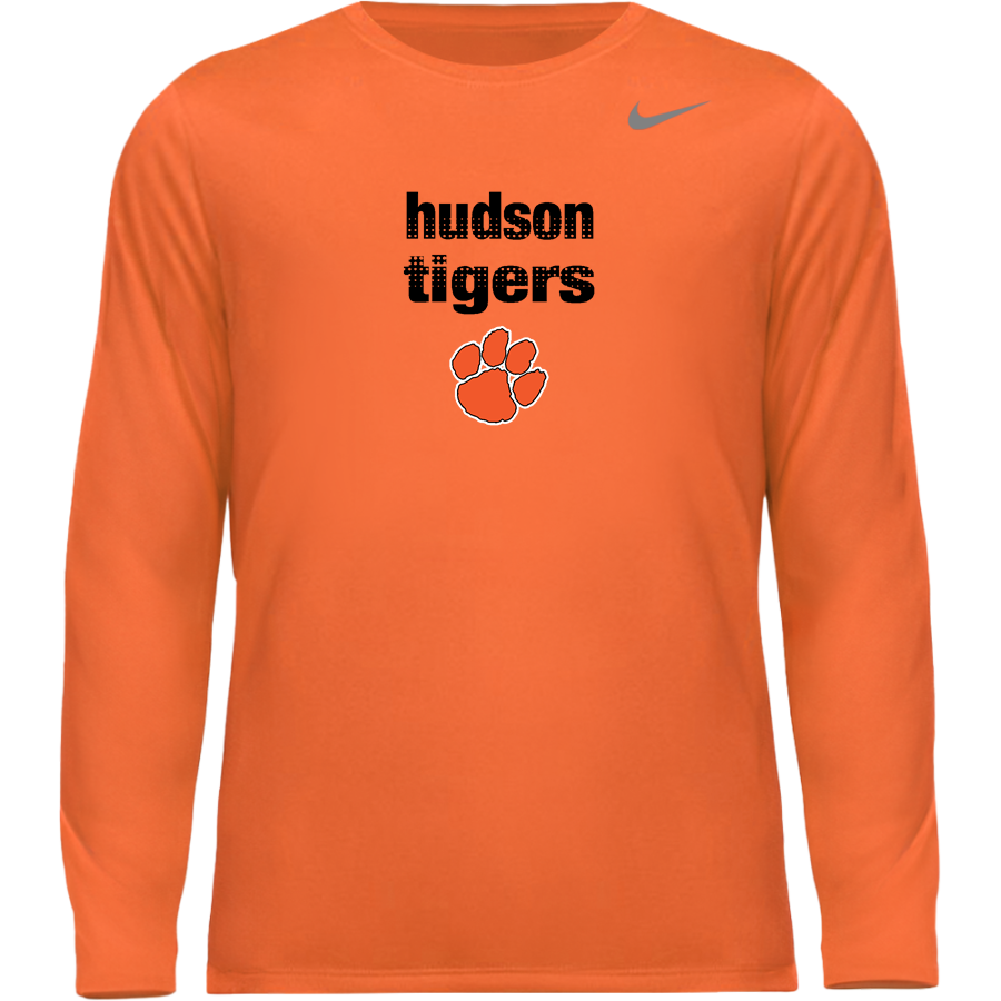 HUDSON HIGH SCHOOL TIGERS <span class="pdp-name-mascot">HUDSON TIGERS</span> Nike Men's Team Legend Long Sleeve Tee