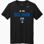 BARTLE Dolphins <span class="pdp-name-mascot">BARTLE ELEMENTARY SCHOOL Dolphins</span> Nike Men's Team Legend Short Sleeve Tee Front Thumbnail