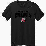 Crown Point Bulldogs Nike Men's Team Legend Short Sleeve Tee Front Thumbnail