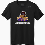 Lacrosse Monkey Nike Men's Team Legend Short Sleeve Tee Front Thumbnail