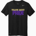 Defiance College Yellow Jackets Nike Men's Team Legend Short Sleeve Tee Front Thumbnail