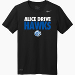 Alice Drive Hawks Nike Men's Team Legend Short Sleeve Tee Front Thumbnail