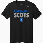 Covenant Scots Nike Men's Team Legend Short Sleeve Tee Front Thumbnail