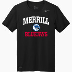Merrill Bluejays <span class="pdp-name-mascot">Merrill Bluejays</span> Nike Men's Team Legend Short Sleeve Tee Front Thumbnail