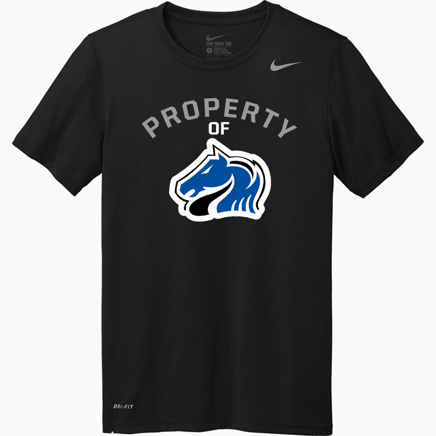 MERRITT ACADEMY HIGH SCHOOL MUSTANGS Nike Men's Team Legend Short Sleeve Tee