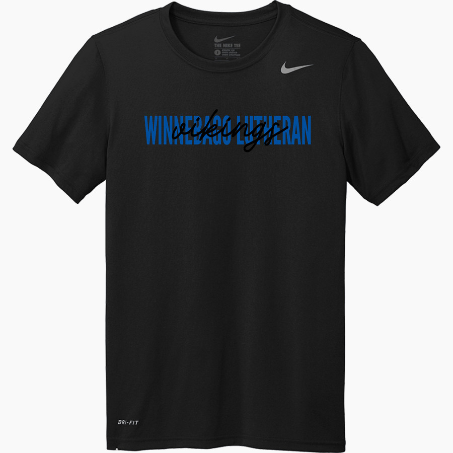 Winnebago Lutheran Vikings Online Store Nike Men's Team Legend Short Sleeve Tee