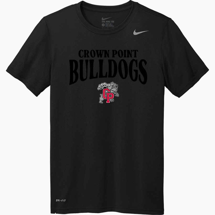 Crown Point Bulldogs Nike Men's Team Legend Short Sleeve Tee