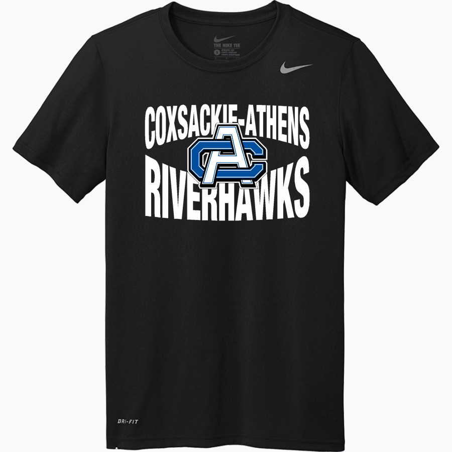 Coxsackie-Athens High School Riverhawks official sideline store <span class="pdp-name-mascot">Coxsackie-Athens Riverhawks</span> Nike Men's Team Legend Short Sleeve Tee