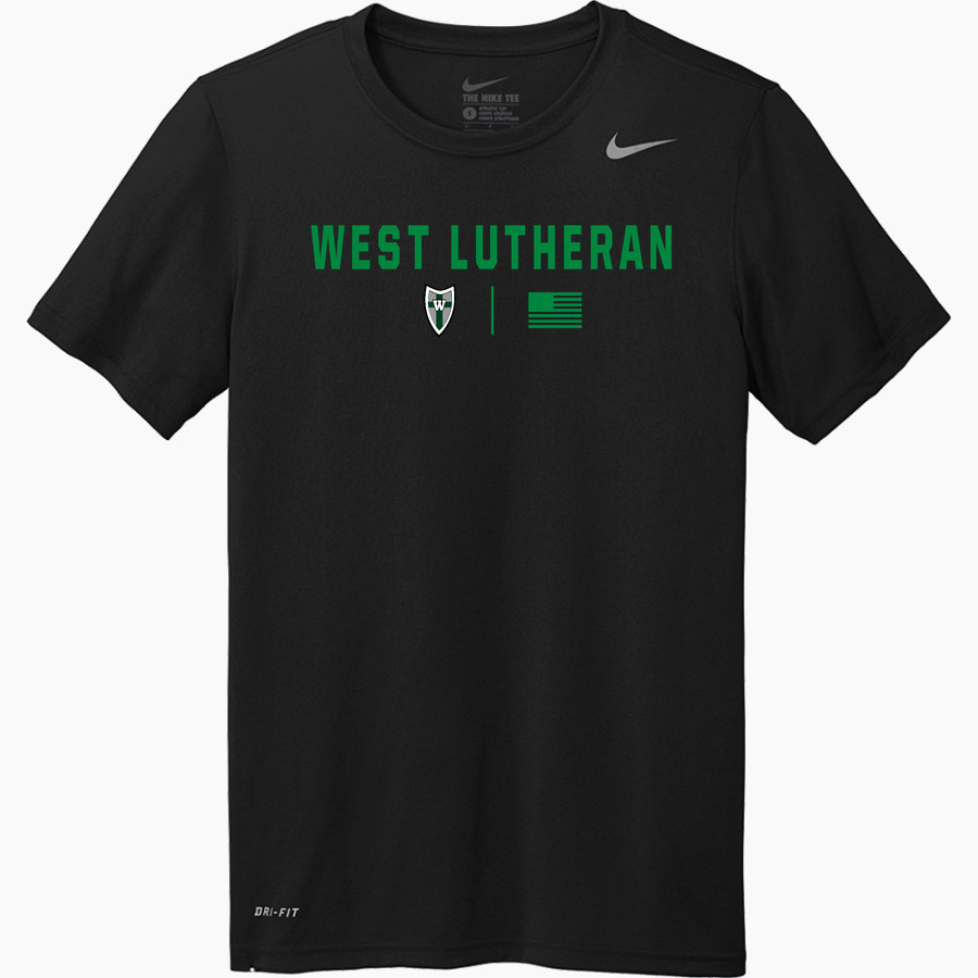West Lutheran Warriors Nike Men's Team Legend Short Sleeve Tee