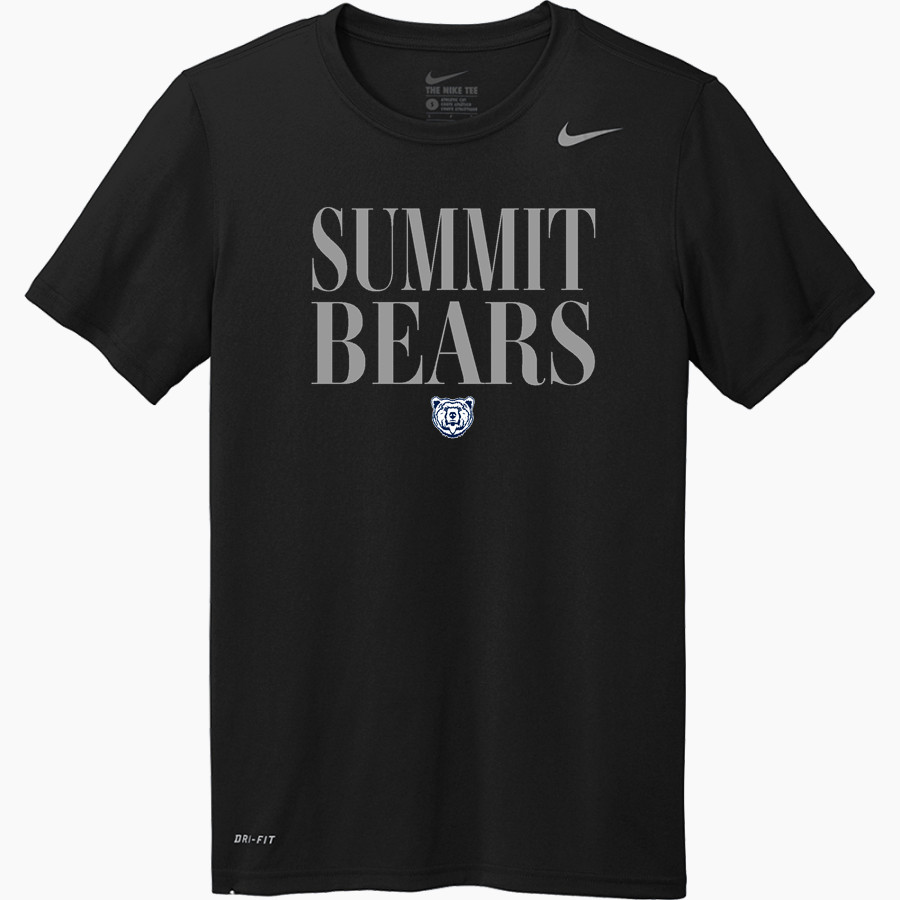 Summit Bears <span class="pdp-name-mascot">Summit Charter School Bears</span> Nike Men's Team Legend Short Sleeve Tee