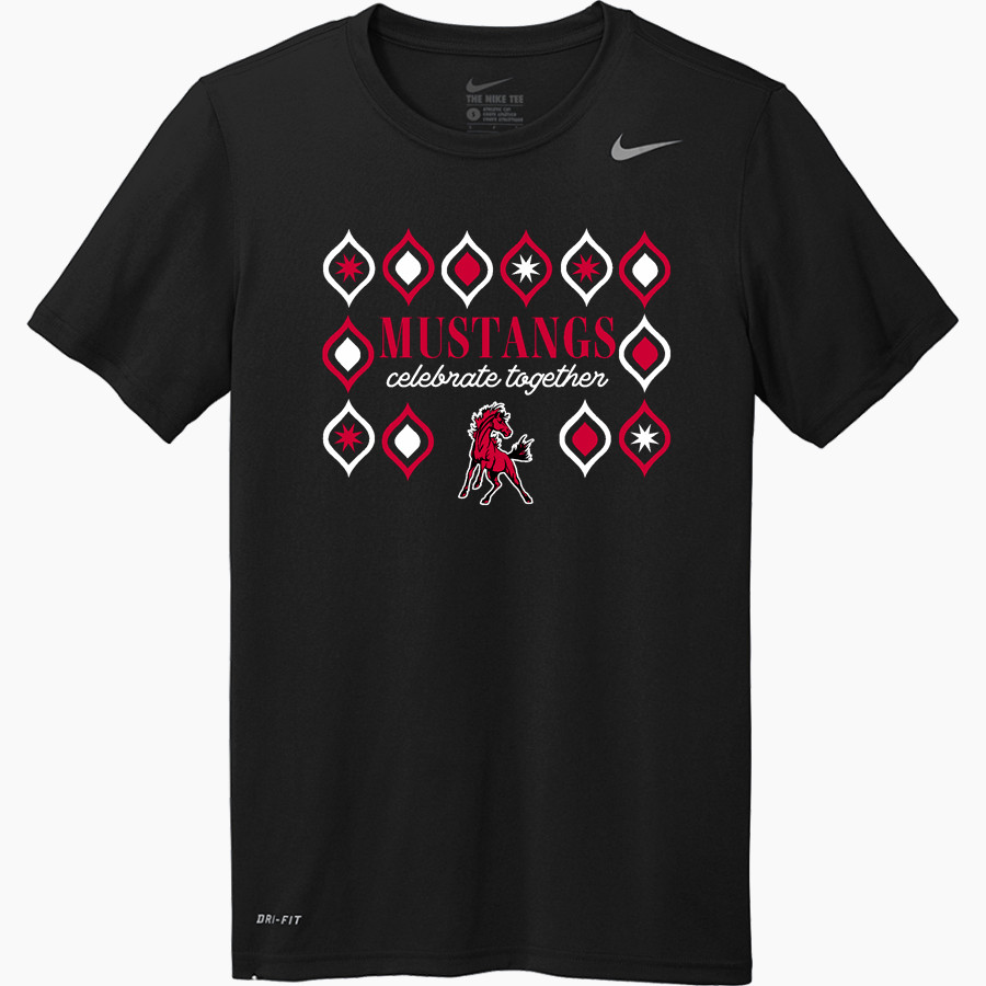 FRONTIER HIGH SCHOOL MUSTANGS Nike Men's Team Legend Short Sleeve Tee