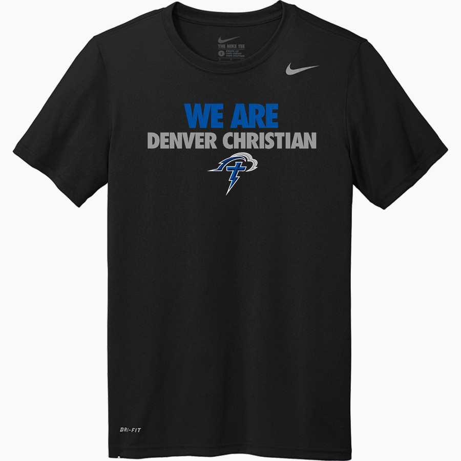 Denver Christian Thunder <span class="pdp-name-mascot">Denver Christian Thunder</span> Nike Men's Team Legend Short Sleeve Tee
