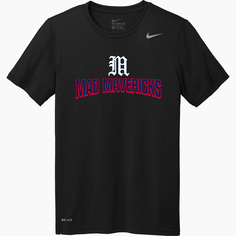 M.A.D Mavericks OFFICIAL ONLINE STORE <span class="pdp-name-mascot">Crieve Hall Youth Athletic Association Mad Mavericks</span> Nike Men's Team Legend Short Sleeve Tee