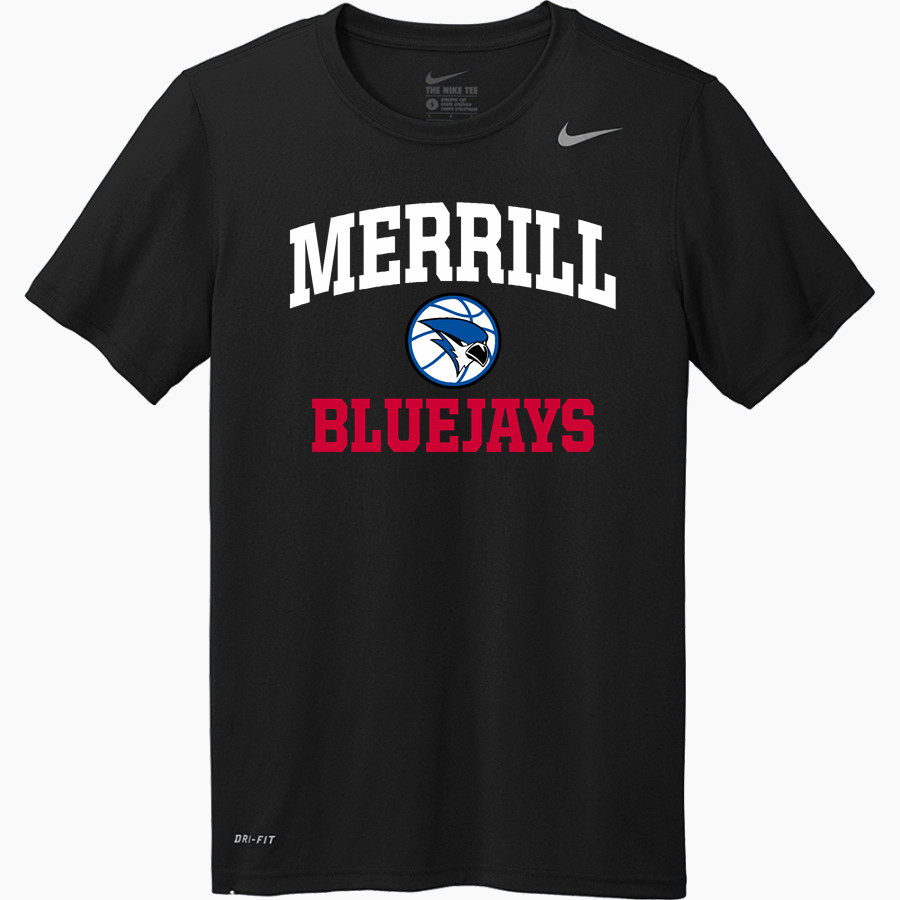 Merrill Bluejays <span class="pdp-name-mascot">Merrill Bluejays</span> Nike Men's Team Legend Short Sleeve Tee