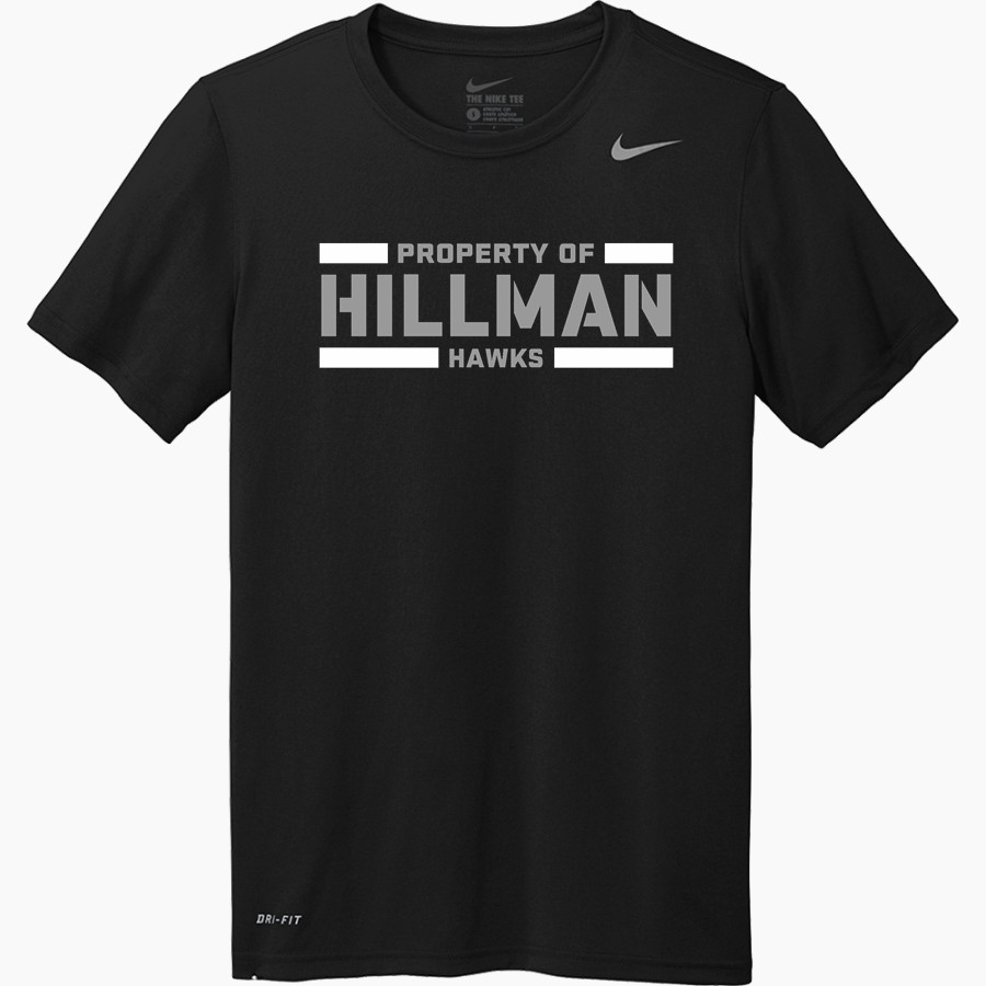 Hillman Hawks <span class="pdp-name-mascot">Hillman Elementary Hawks</span> Nike Men's Team Legend Short Sleeve Tee