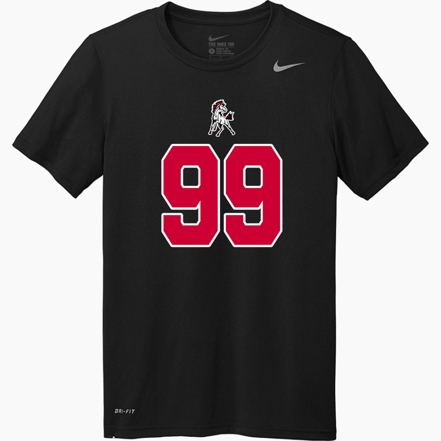 MOUNT SINAI HIGH SCHOOL MUSTANGS <span class="pdp-name-mascot">MOUNT SINAI MUSTANGS</span> Nike Men's Team Legend Short Sleeve Tee