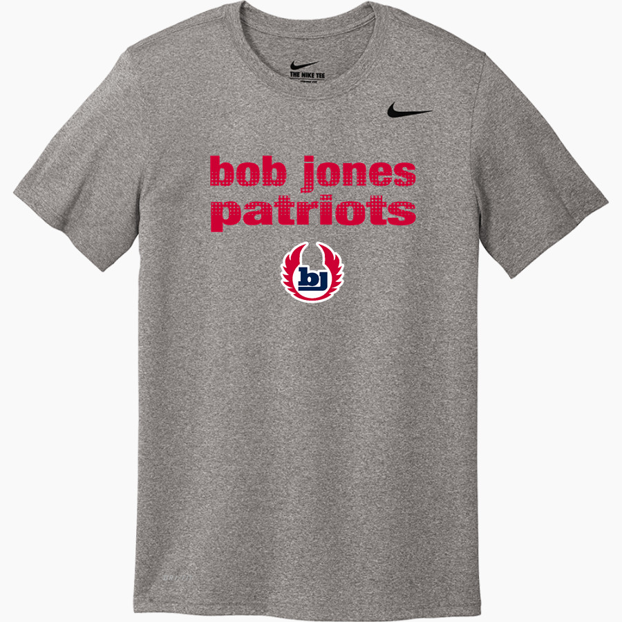 Bob Jones Patriots Nike Men's Team Legend Short Sleeve Tee