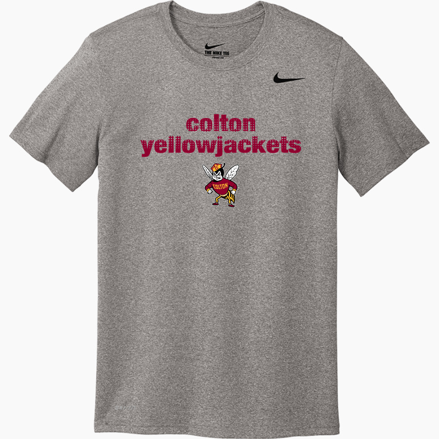 COLTON HIGH SCHOOL YELLOWJACKETS Nike Men's Team Legend Short Sleeve Tee